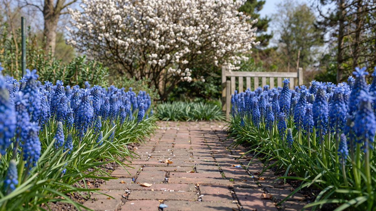 Grape hyacinths