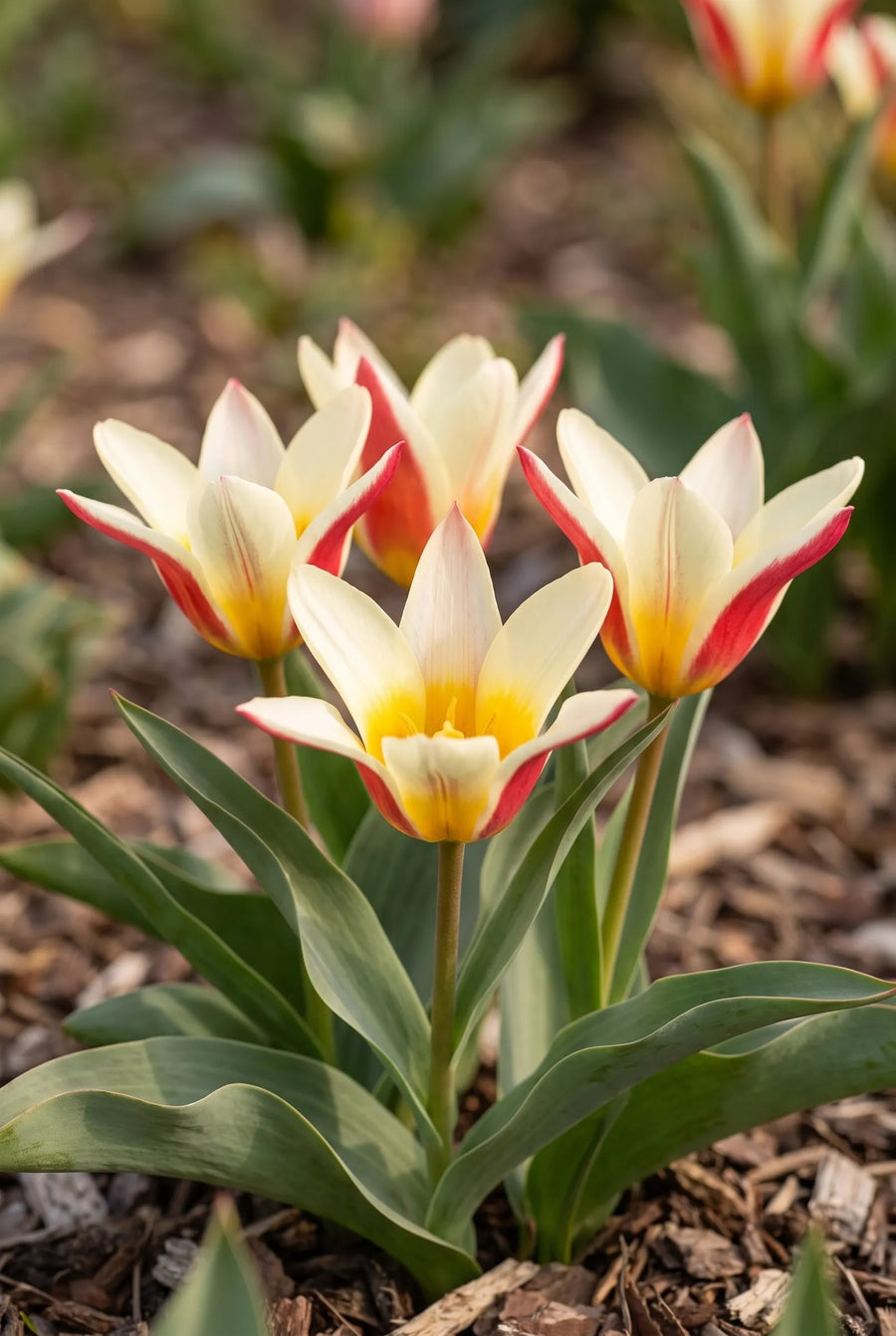 Tulipa Johan Strauss — in de tuin