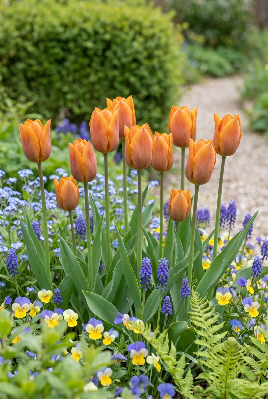 Tulipa Request — groep in de tuinborder