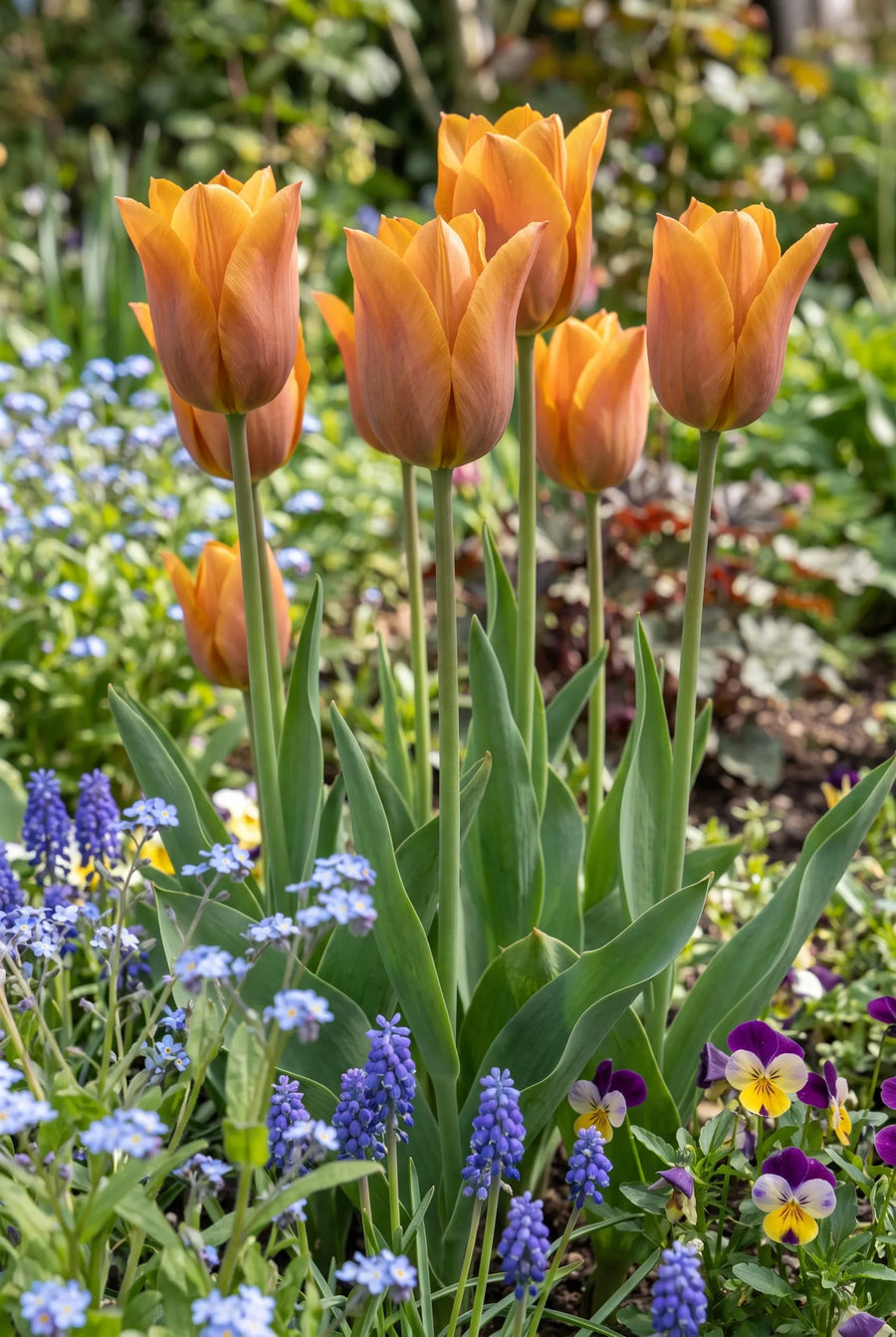 Tulipa Request — in de tuin