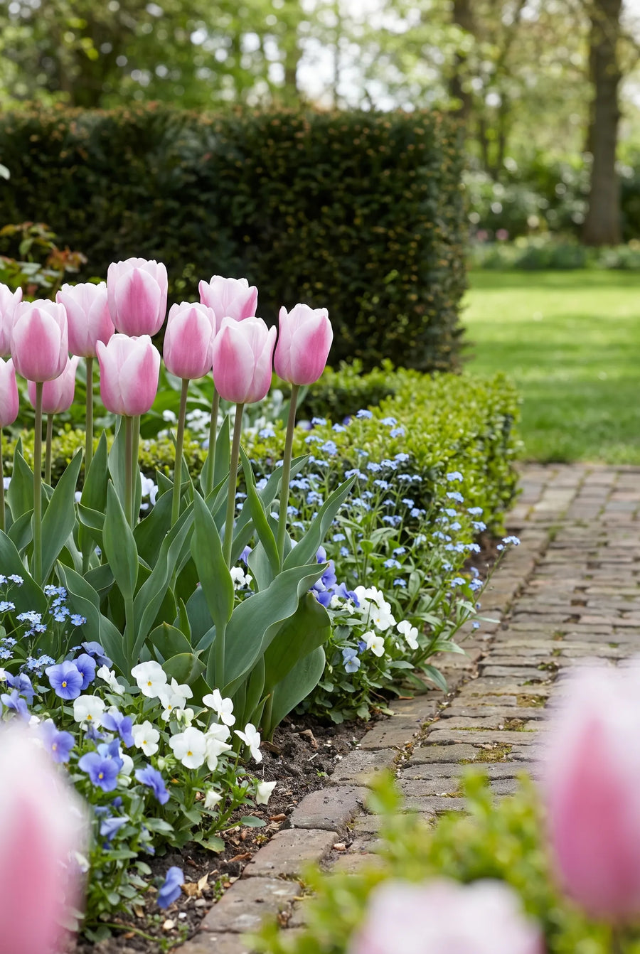 Tulipa Synaeda Amor — in de border