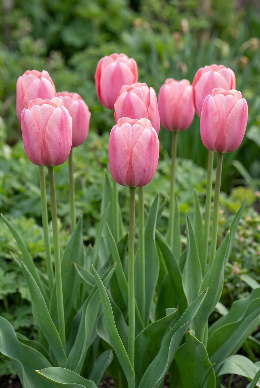 Tulipa Pink Impression — in de tuin