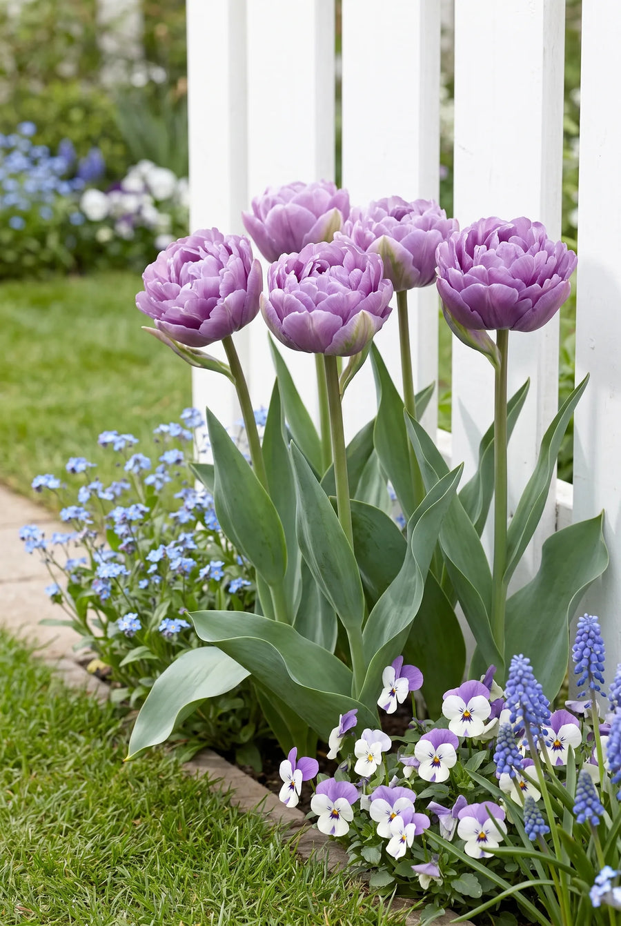 Tulipa Blue Wow premium — in de border