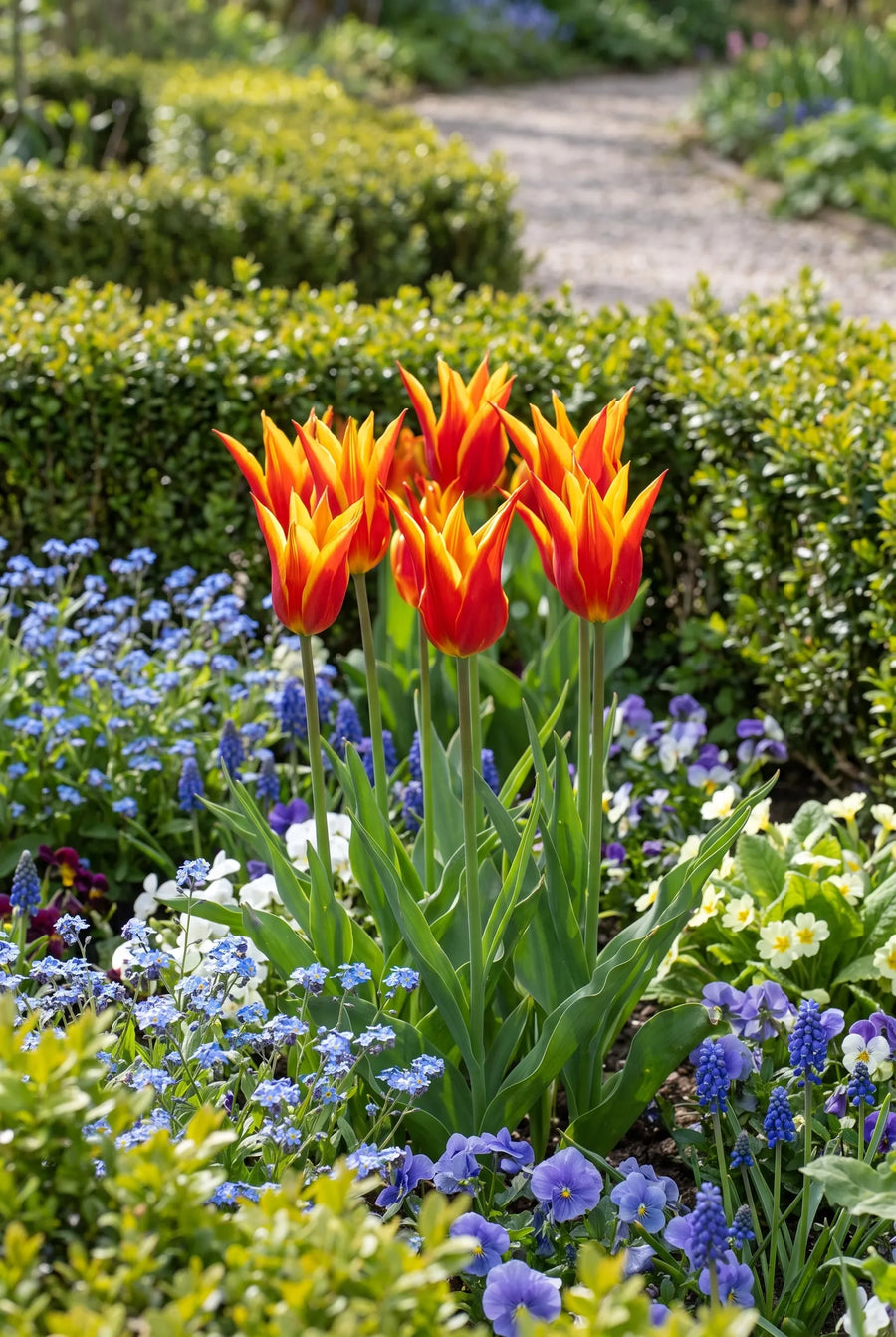 Tulipa Fly Away — in de border