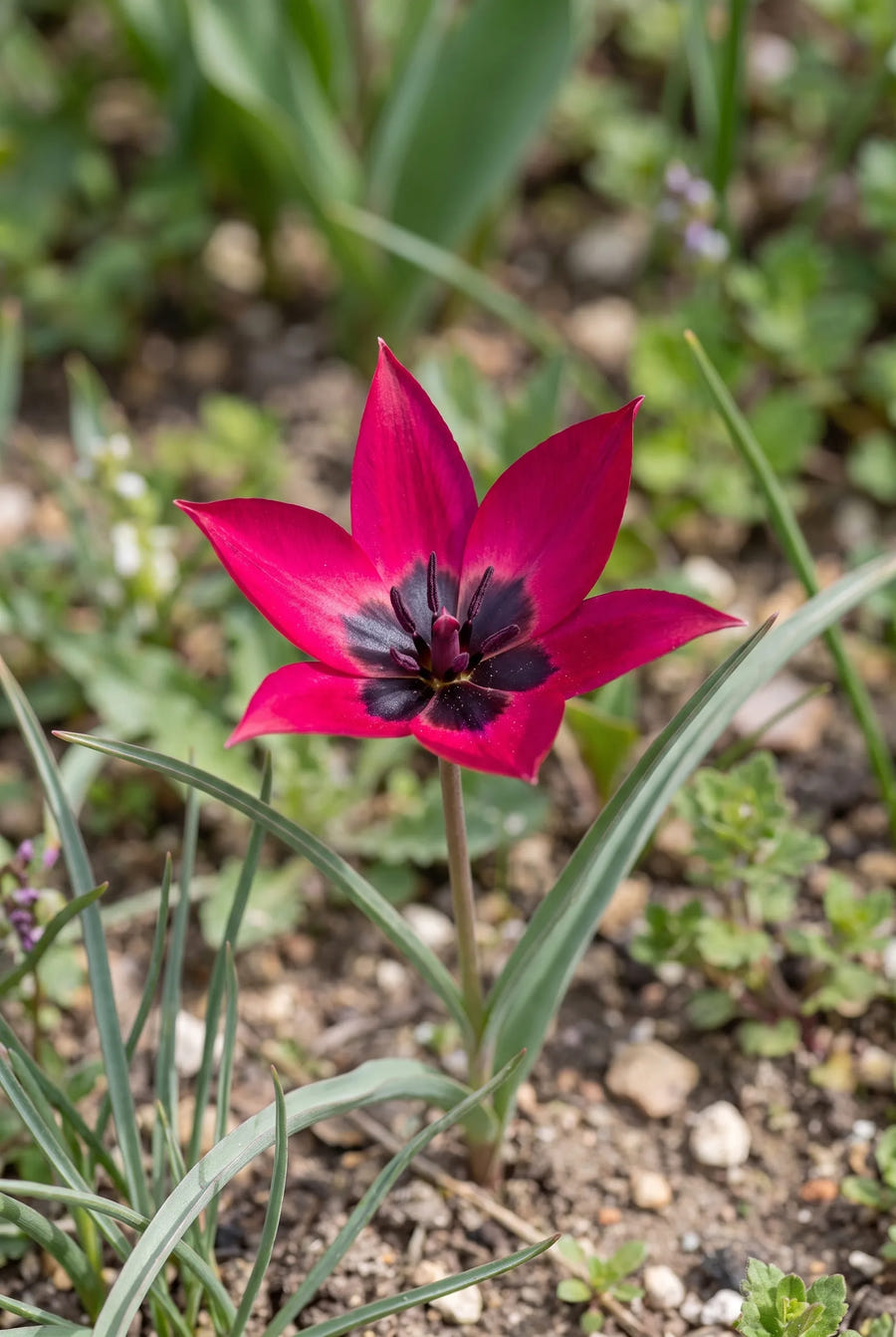 Tulipa Specie Mix — close-up van de bloem