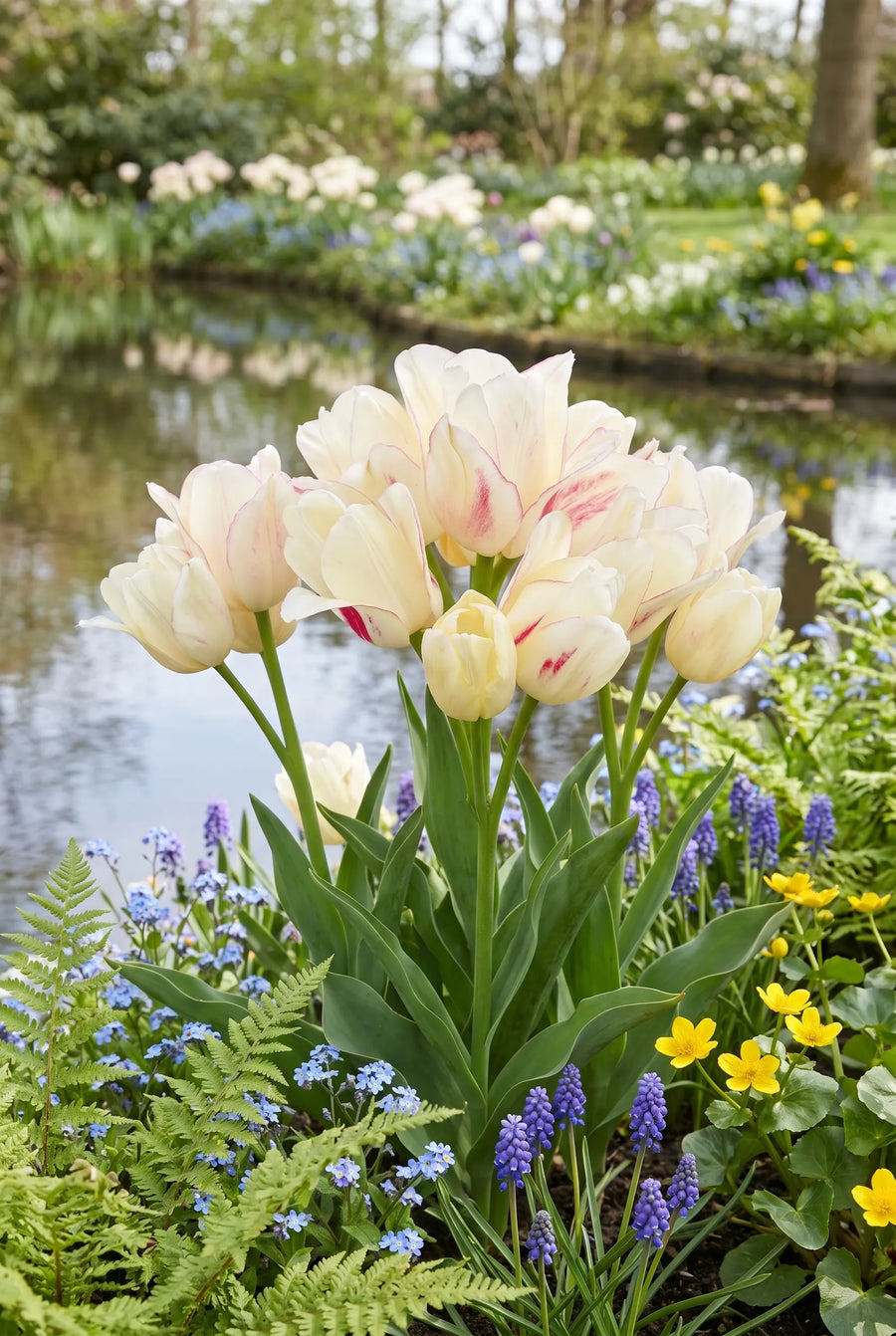 Tulipa Candy Club — in de tuin