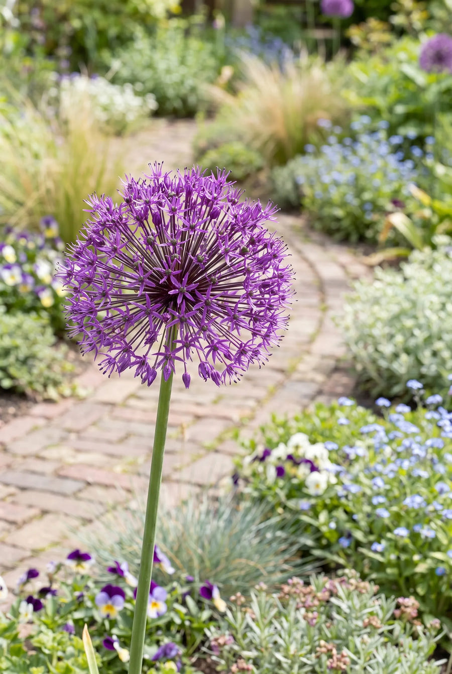 Allium Mixed — close-up van de bloem