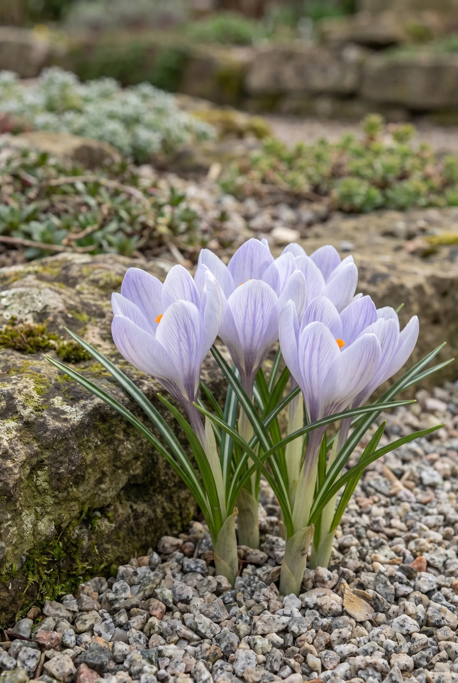 Crocus Vanguard — in de tuin