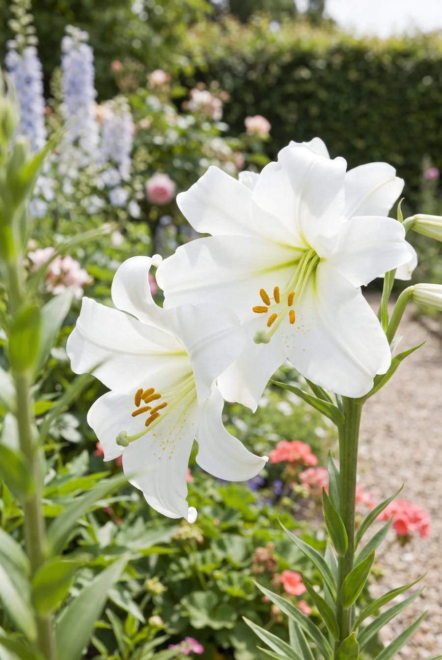 Lilium Candidum — close-up van de bloem